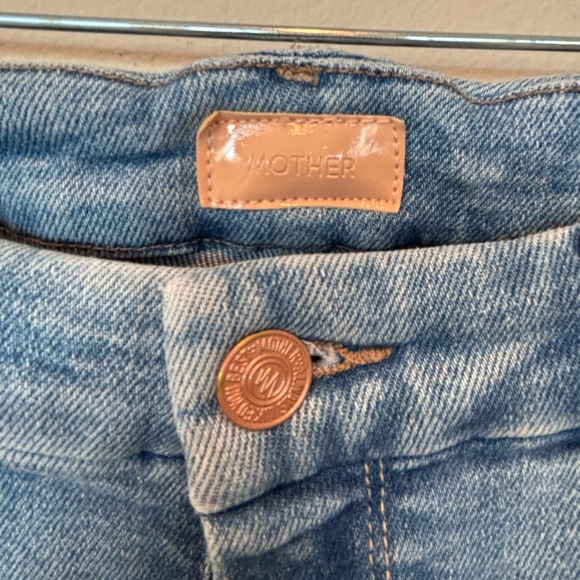 MOTHER The Roller Light Blue Flare Jeans 31 - Picture 3 of 8